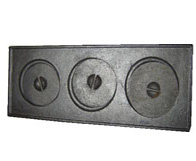 Chapa Fog�o 3 Furos s/ Red